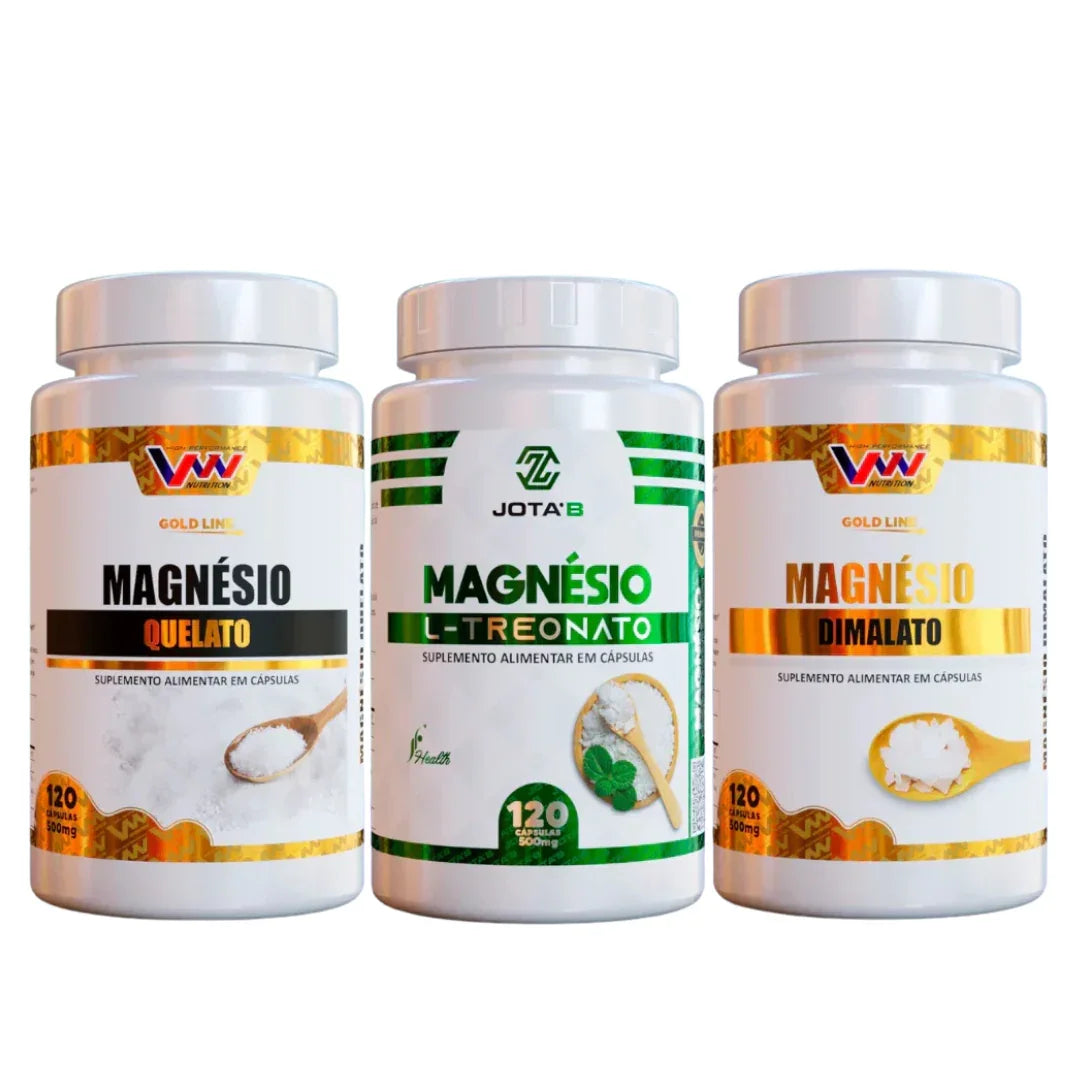 Kit Magnésio Corpo, Mente e Coração