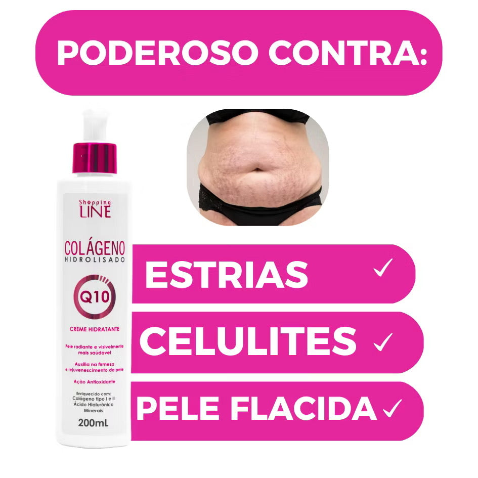 Kit Colágeno Hidrolisado + Creme Anti-Flacidez