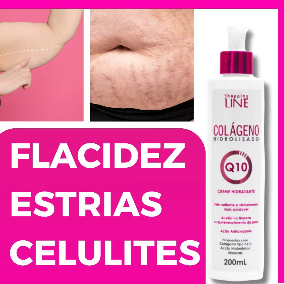 Kit Colágeno Hidrolisado + Creme Anti-Flacidez