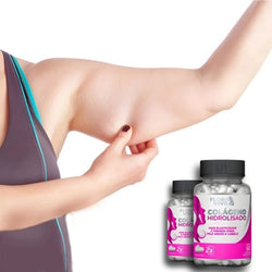 Colágeno Hidrolisado para Rugas e Linhas de Expressão e Flacidez  - 500mg/com 60 cápsulas