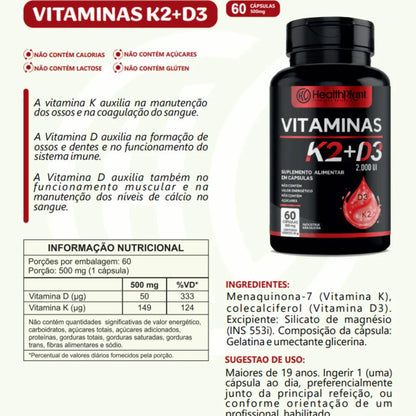 Vitamina K2 MK-7 + D3