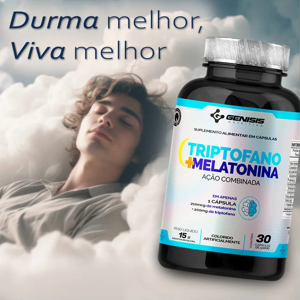 Triptofano + Melatonina Sono Dormir Melhor Original