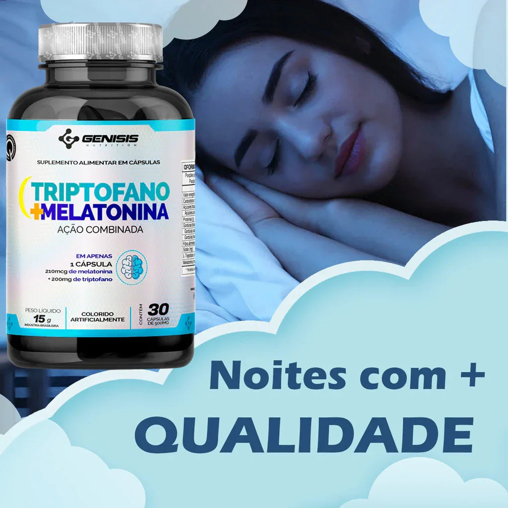 Triptofano + Melatonina Sono Dormir Melhor Original