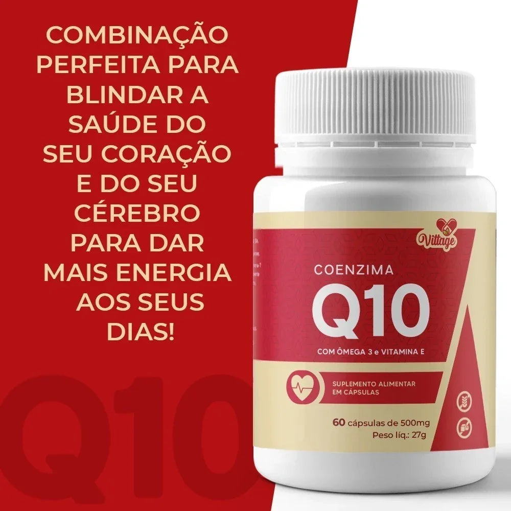 Coenzima Q10 + B2 + Vitamina E